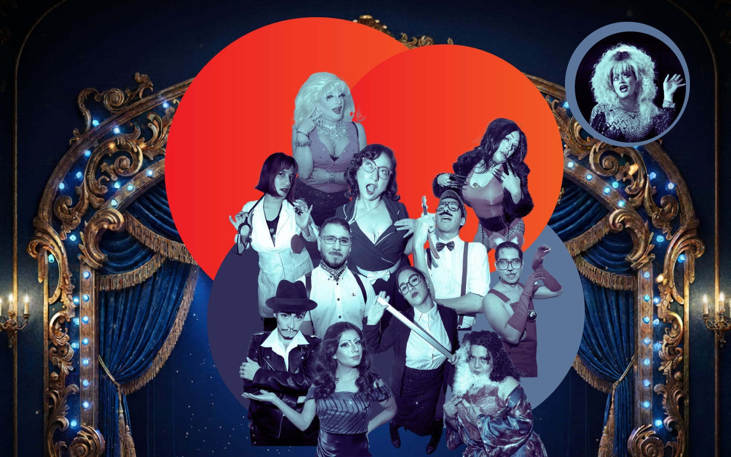 Entre Risas y Pecados, Espectáculo de Cabaret